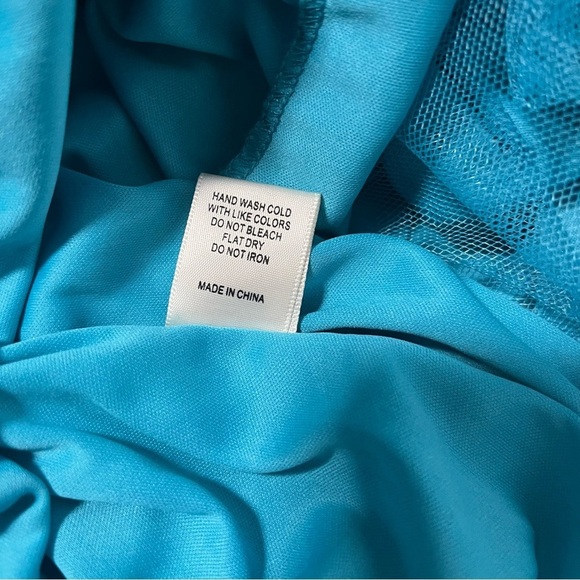 Poppies and Roses Girls Size 10 Sleeveless Sequin Bodice Corkscrew Long Dress - Picture 10 of 11